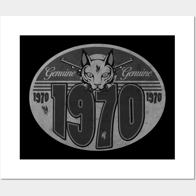 Vintage Classic 1970 Wall Art by CTShirts